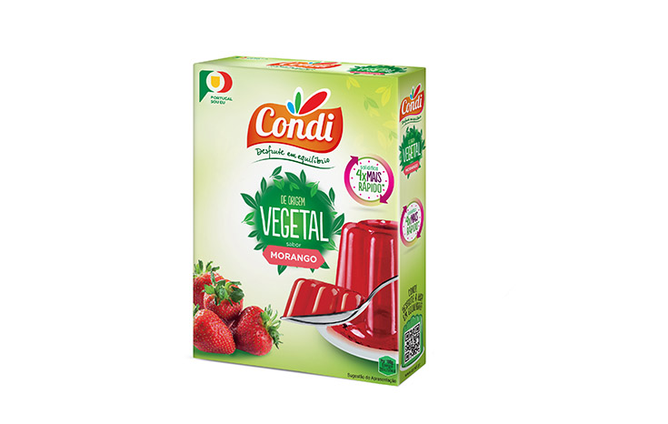 Gelatina Vegetal  Morango Condi 180g